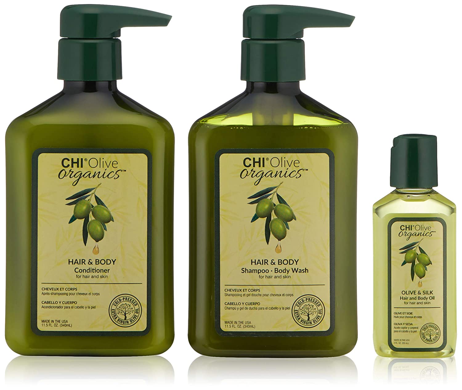 «Logotip CHI Olive Organics Cosmetical internet magazin CosmoGid»
