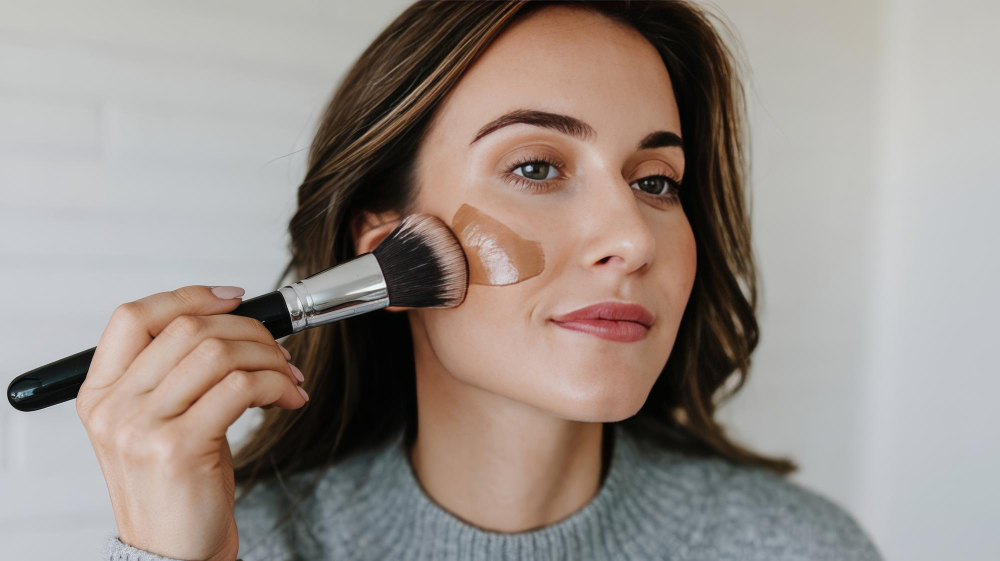 Как правильно наносить бронзер на лицо