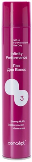 Infinity Perfomance Hair Spray (Лак для волос), 500 мл