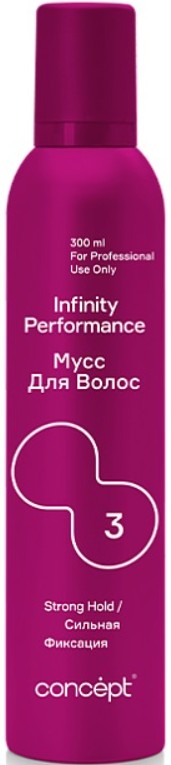 Infinity Perfomance Mousse (Мусс для волос), 300 мл
