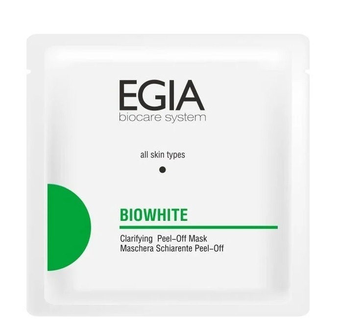 Маска 30.03 2024. Egia маска осветляющая Clarifying Peel-off Mask 30 г. Альгинатная маска Egia. Пилинг Egia. Egia с витамином с.