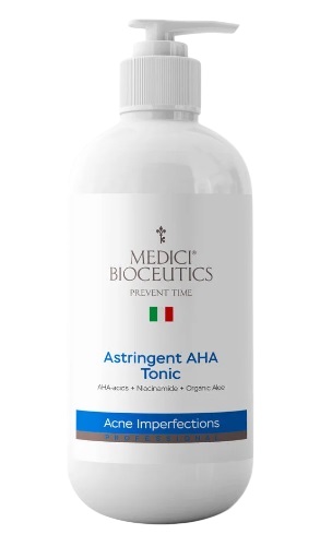 ASTRINGENT АНА Tonic – AHAacids + Niacinamide + Organic Aloe (Поросуживающий, регулирующий выработку себума, осветляющий постакне тоник с АHА-кислотами, ниацинамидом и соком органического алоэ)
