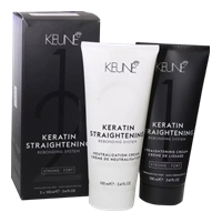 Keratin Straight Pack (Набор для выпрямления волос), 2 х 100 мл