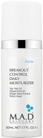 M.A.D Skincare Acne Breakout Control Daily Moisturizer (Увлажняющий крем с эффектом устранения раздражений) - 