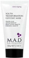 M.A.D Skincare Anti-Aging Youth Transformation Glycolic Mask (Омолаживающая маска с гликолевой кислотой), 60 гр - 