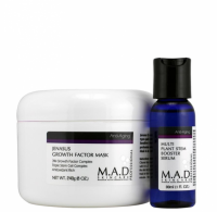 M.A.D Skincare Anti-Aging Jenasus growth factor mask + Multi Plant Stem Booster Serum (Маска для интенсивного омоложения и регенерации кожи + Сыворотка-бустер с меристемальными растительными клетками), 240 гр / 30 мл - 