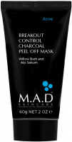M.A.D Skincare Charcoal Black Peel Off Mask ( - PEEL OFF  ) - ,   
