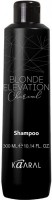 Kaaral Blonde Elevation Charcoal Shampoo (Черный угольный тонирующий шампунь для волос) - купить, цена со скидкой