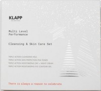 Klapp Multi Level Performance Cleansing & Skin Care Set (Набор "Очищение и увлажнение"), 4 средства - купить, цена со скидкой