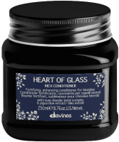 Davines Heart Of Glass Rich Conditioner (Питательный кондиционер для защиты и сияния блонд) - купить, цена со скидкой