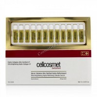 CellСosmet Ultra Brightening Hydra-Refirming Cellular Elasto-Collagen Serum (Клеточная сыворотка с эласто-коллагеном Ультраяркий тон) - 