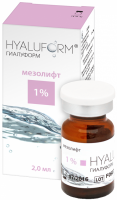 Hyaluform mesolift 1% (Гиалуформ мезолифт 1%), 1шт x 2 мл - 