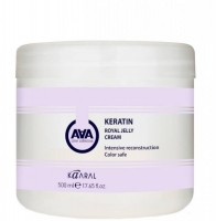 Kaaral  AAA Keratin Royal Jelly Cream (Питательная крем-маска для восстановления окрашенных и химически обработанных волос), 500 мл - купить, цена со скидкой