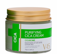 V45 Purifying Cica Cream (Осветляющий крем), 70 мл - 
