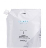 Kemon Lunex Ultra Powder (Пудра универсальная для бережного обесцвечивания до 9 тонов), 2 шт x 400 гр - купить, цена со скидкой