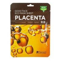 S+Miracle Good Face Eco Mask Sheet Placenta (Маска с экстрактом фитоплаценты), 20 мл - 