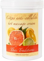 Thai Traditions Citrus Anti-Cellulite Hot Massage Cream (Массажный крем антицеллюлитный Цитрус), 1000 мл - купить, цена со скидкой