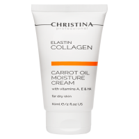Elastin Collagen Carrot Oil Moisture Cream (Увлажняющий крем с витаминами А, Е и гиалуроновой кислотой для сухой кожи)