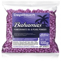 Bliss Bahamas Wax (Полимерный пленочный воск Bahamas Bliss с маслом граната и жемчужной пудрой)