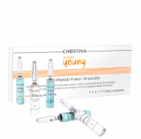 Christina Forever Young Multi-Peptide Fusion Ampoules (Ампулы с сывороткой для омоложения кожи, дневные и ночные), 5 шт х 2 мл - купить, цена со скидкой