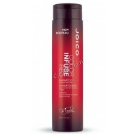 Joico Color infuse red shampoo (Шампунь тонирующий для поддержания красных оттенков), 300 мл - 