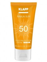 Klapp Immun Sun Face Protection Cream SPF50 (Солнцезащитный крем для лица SPF50), 50 мл - купить, цена со скидкой