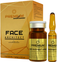 Premium Face Architect (Мезопрепарат для регрессии дерматодефектов, лифтинга и выравнивания рельефа), 5 мл + 5 мл