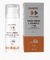 Philosophy Nano Serum + Vitamin С + НА (Осветляющая и увлажняющая нано Сыворотка с Витамином С и ГК), 30 мл. - купить, цена со скидкой