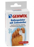 Gehwol Ballenpolster mit Zehenteiler (Гель-корректор и накладка на большой палец), 1 шт - купить, цена со скидкой