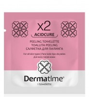 Dermatime ACIDCURE X2 Peeling Towelette Набор салфеток для пилинга, 5 шт. - купить, цена со скидкой