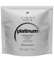 Lisap Light Scale Platinum Powder (Быстродействующий серый осветляющий порошок для волос), 500 гр - купить, цена со скидкой