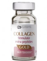 MP-Systems Collagen Stimulate Extra Peptides Gold (Гибридный коллаген с «гормоном молодости» и эффектом Fix Age), 5 мл - 