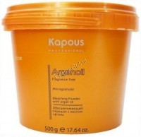 Kapous   Обесцвечивающий порошок с маслом арганы для волос серии «Arganoil», 500 г - купить, цена со скидкой