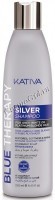 Kativa Blue Therapy Silver shampoo (Шампунь нейтрализатор желтизны для осветленных и мелированных волос), 250 мл - купить, цена со скидкой