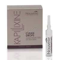 Nouvelle Kapillixine Clean Drops (Средство против перхоти с маслом эвкалипта), 10 мл х 10 шт - купить, цена со скидкой