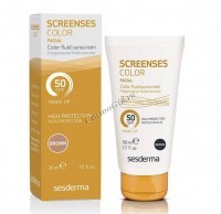 Sesderma Screenses Color Fluid sunscreen SPF 50 (Средство солнцезащитное тональное СЗФ 50) - купить, цена со скидкой