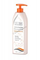 Dr. Sea Shower cream-gel oblepicha&mango batter (Увлажняющий питательный крем-гель для душа с маслами облепихи и манго), 400 мл - 