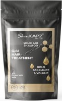 SkinKapz System Solid Shampoo Gold Haircare (Твердый шампунь «Блеск и Объем Золотой»), 50 г - 