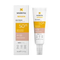 Repaskin Silk Touch Colour Facial sunscreen SPF 50 (Средство солнцезащитное с нежностью шелка с тонирующим эффектом для лица СЗФ 50), 50 мл