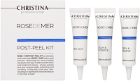 Rose De Mer Post Peel Kit (Набор для постпилингового ухода), 3 препарата