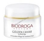 Biodroga 24-hour Facial Care  for dry skin ( Омолаживающий крем 24-часовой уход за сухой кожей с экстрактом черной икры) - 