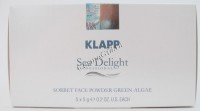 Klapp Sea Delight Sorbet face powder green algae (Маска-сорбет «Зеленая водоросль») - 