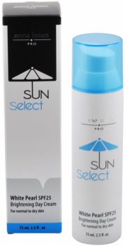 Anna Lotan PRO Sun Select White Pearl SPF 25 (Дневной крем для нормальной и сухой кожи «Белая жемчужина»), 75 мл