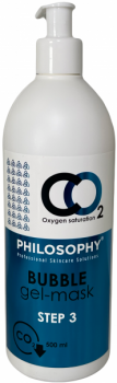 Philosophy Bubble Gel-Mask (Щелочной гель-проводник для оксигенации кожи), 500 мл
