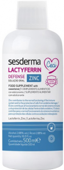 Sesderma Lactyferrin Defense Zinc (БАД питьевой «Лактиферрин»), 500 мл