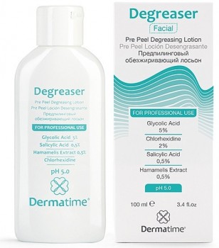 Degreaser Pre Peel Degreasing Lotion (Предпилинговый обезжиривающий лосьон), 100 мл