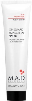 M.A.D Skincare Solar Protection On Guard Skinscreen SPF 30 (Защитный крем для лица и тела SPF 30), 120 гр