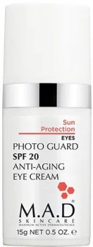 M.A.D Skincare Solar Protection Photo Guard SPF20 Anti Aging Eye Cream (Антивозрастной крем для глаз с защитой SPF 20), 15 гр