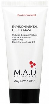 M.A.D Skincare Environmental Detox Mask (Детоксицирующая очищающая маска), 60 гр