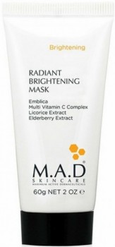 M.A.D Skincare Brightening Radiant Brightening Mask (Восстанавливающая маска для нормализации тона кожи)
